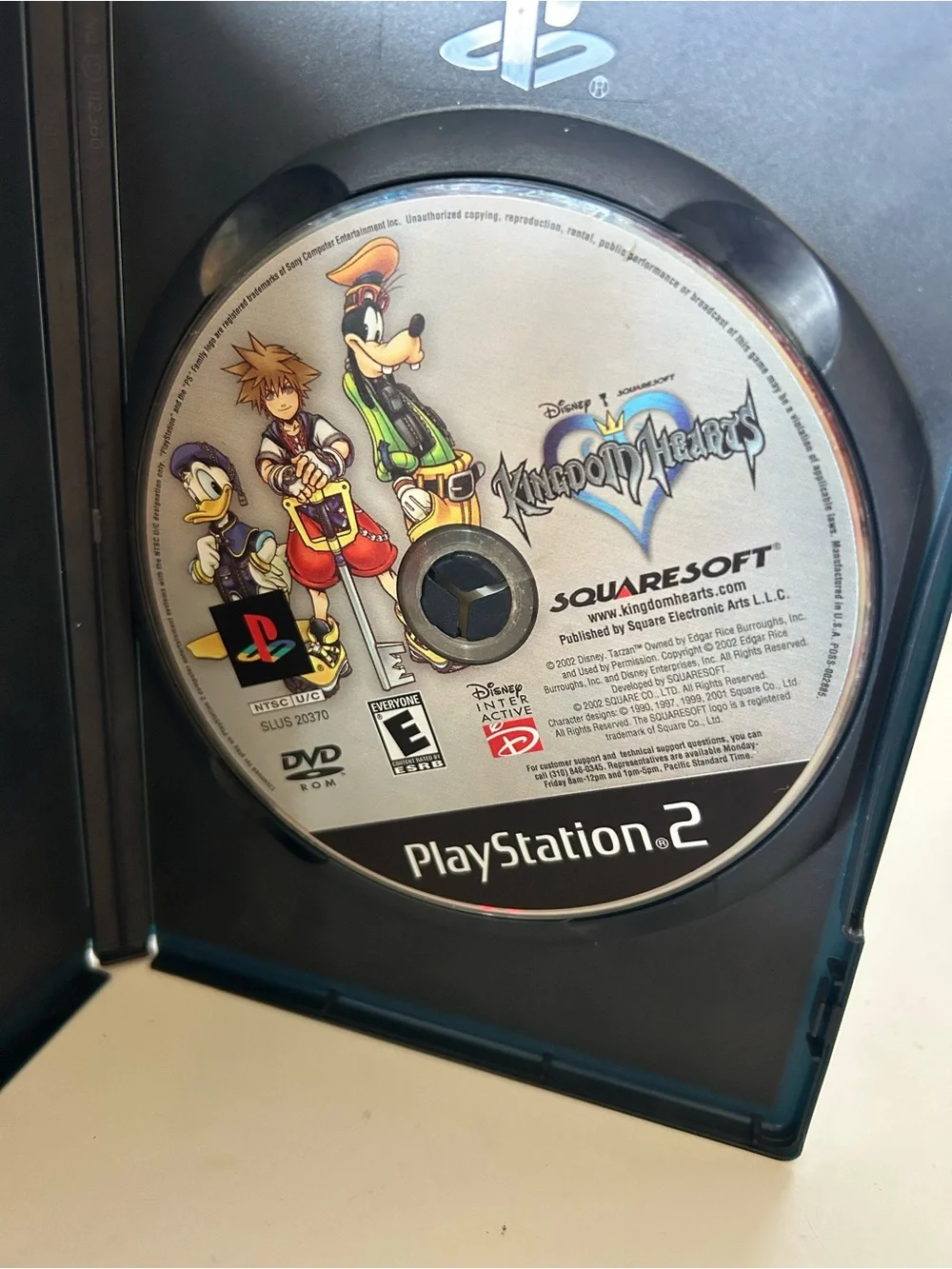 Sony PS2 Kingdom Hearts - Black Game Case